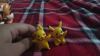 unboxing de figura de Pikachu y sprigatito pokemon [upl. by Kendra]