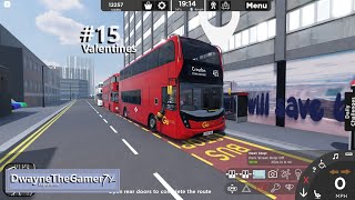 Gameplay 15 Valentines  Roblox Croydon the london transport game [upl. by Lorne]