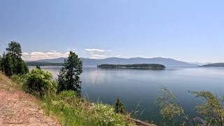 Scenic Drive in Idaho to Cabinet Gorge Dam [upl. by Bearce]