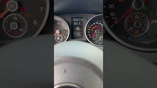 Oil Life Reset VW Golf 25L Service Reminder Reset [upl. by Tniassuot]