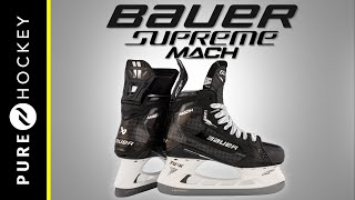 Bauer Supreme Mach Hockey Skates  Product Review [upl. by Jenifer]