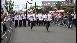 Schützenfest in Grefrath 2024 Parade 1 von 2 Leider musste der Ton für 3 Minuten entfernt werden [upl. by Berne]