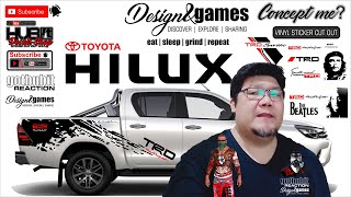 Hilux Toyota  More Sticker Design Option FREE DESIGN [upl. by Reppiks]