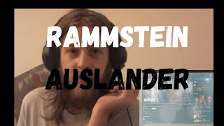 First time hearing reacting listening reaction RAMMSTEIN  AUSLANDER [upl. by Cinimod]