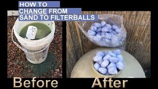 How To Change From Sand to FilterBalls [upl. by Jowett]