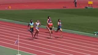 静岡国際2013 男子400m3組 中野弘幸 4562 石塚祐輔 4587 [upl. by Yadseut619]