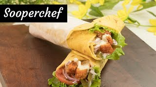 Chicken Tortilla Wraps Recipe By SooperChef [upl. by Severn602]