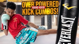 Muay Thai Roundhouse Kick Combos You Need To Know [upl. by Odlanar278]