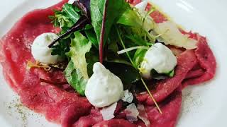 Recipe of the day carpaccio theflyingchefs recipes food cooking recipe entertainment [upl. by Sexela]