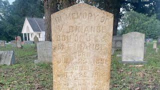 Headstone cleaning Van Nance 18911914 [upl. by Yrrab243]