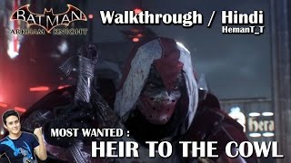 Batman Arkham Knight PS4 Heir to the Cowl Azrael  Hindi Walkthrough  Gameplay [upl. by Evers]