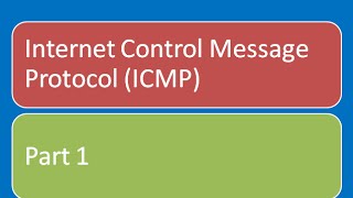 Internet Control Message Protocol ICMP  ICMP protocol tutorial  part 1 [upl. by Ayotel26]