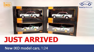 IXO 124 Just arrived Fiat 131 Abarth amp Lancia Stratos HF Rally cars [upl. by Leile]