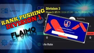 E FOOTBALL RANK PUSHING ROAD TO DIVISION 1കേറി വാടാ മക്കളെ🔥ഫ്ളൈമോ GAMING [upl. by Sarchet]