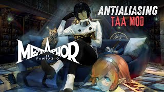 Metaphor ReFantazio Antialiasing Fix mod TAA  now with improved HUD [upl. by Gilead]