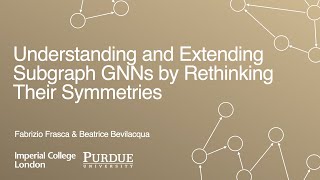 Understanding and Extending Subgraph GNNs by Rethinking Their Symmetries [upl. by Ellsworth717]