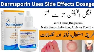 DERMOSPRIN LOTION USESSIDE EFFECTSDOSAGETREATMENT OF FANGAL INFECTIONTINEAR CRURISNAILS FUNGUS [upl. by Manbahs960]