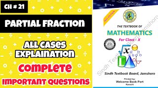 Partial Fraction  All Cases Explained  How to Apply Partial Fraction [upl. by Batholomew]