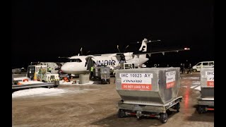 Finnair ATR 72  Gothenburg  Helsinki  Safety  Takeoff  Inflight  Landing [upl. by Namad]