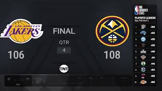 Los Angeles Lakers  Denver Nuggets Game 5 NBAPlayoffs presented by Google Pixel Live Scoreboard [upl. by Lester]