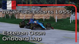 F1 2021 RouenLesEssarts 1955  Esteban Ocon Onboard [upl. by Yatnoed]