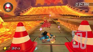 SNES Bowser Castle 3 200cc  114342  Army Mario Kart 8 Deluxe World Record [upl. by Akcirret657]