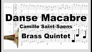 Danse Macabre  Brass Quintet [upl. by Eramat122]