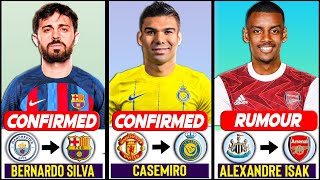 NEW CONFIRMED TRANSFERS amp RUMOURS 2024 ✅🔥Ivan Toney Florian Wirtz Isak Bernardo Silva🔥 [upl. by Nylahs]