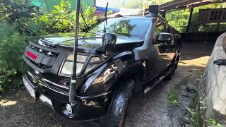 Black bird  Nissan Navara D40 with facelift and rear custom buffer [upl. by Erkan]