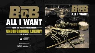 B o B  All I Want Official Audio [upl. by Atekihs]