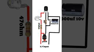 Timer circuit for night Lamp shotsshortsfeed youtubeshorts [upl. by Ailhad]