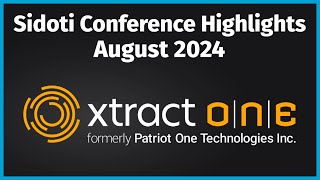 Xtract One Technologies Sidoti Micro Cap Conference Highlights [upl. by Denna122]