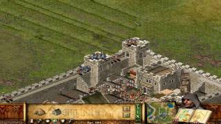 Lets Play Stronghold German 25 Mauer Fail [upl. by Leitao]