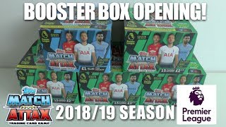 ⚽ ENTIRE DELUXE BOX OPENING   Match Attax 201819 Trading Cards ⚽ Topps [upl. by Aihsram260]