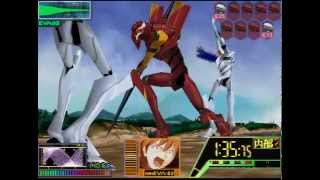 Neon Genesis Evangelion N64 Mision 125 EVA 02 vs EVA Series [upl. by Ahmar]