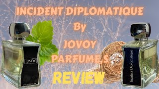 A true gentleman’s fragrance Incident diplomatique by JOVOY Paris review [upl. by Kaete]