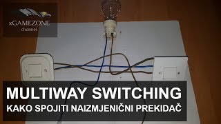 MULTIWAY SWITCHING How to wire 2 way light switch [upl. by Eveneg]