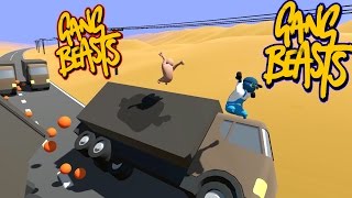 Gang Beasts  Road Kill Father and Son Gameplay [upl. by Mehta]