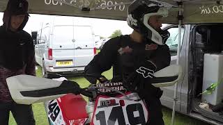 FULL TIME PLUMBER GOES TOP 10  REVO BRITISH MX AT LYNG [upl. by Oad]