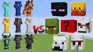 which armor is the strongest against mobs [upl. by Ibby]