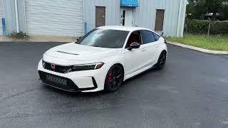 Eibach Springs 2023 Civic Type R  How Much Drop [upl. by Almeria]