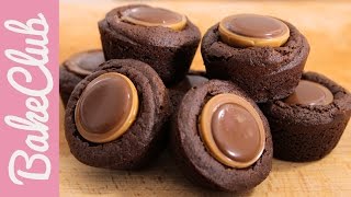 Toffifee Brownie Bites  BakeClub [upl. by Lyrret22]