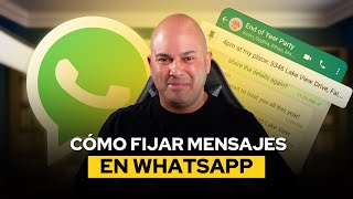 CÓMO FIJAR MENSAJES EN WHATSAPP [upl. by Feriga]