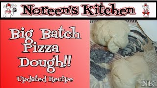 Big Batch Pizza Dough Recipe Noreens Kitchen [upl. by Nnylirret76]