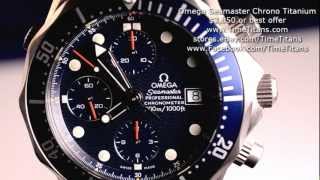 Omega Seamaster Chronograph 229880 Titanium COSC Chronometer Caliber 1164 42MM 300M [upl. by Essirahc]