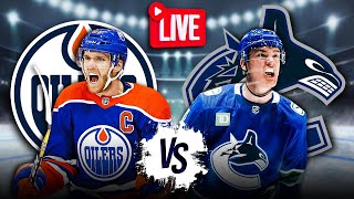 Intense Canucks VS Oilers Game 1 Showdown [upl. by Charlena]