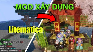 Cách Tải Và Sử Dụng Mod LiteMatica Minecraft 1204  Mod Xây Dựng Nhanh Ở Chế Độ Sinh Tồn Sáng Tạo [upl. by Einapets142]