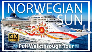 Norwegian Sun  Full Walkthrough Ship Tour amp Review  Ultra HD View  Norwegian Cruise Lines [upl. by Lindahl]