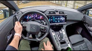 2023 DS 7 Crossback ETense 4x4 16 PureTech 300HP 0100 POV Test Drive 1634 Joe Black [upl. by Bartie]