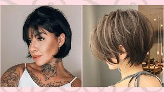 CORTE DE CABELO FEMININO TRANSFORMAÇÃO  COMO CORTAR O CABELO CURTOREPICADO  PASSO A PASSO [upl. by Weidner]